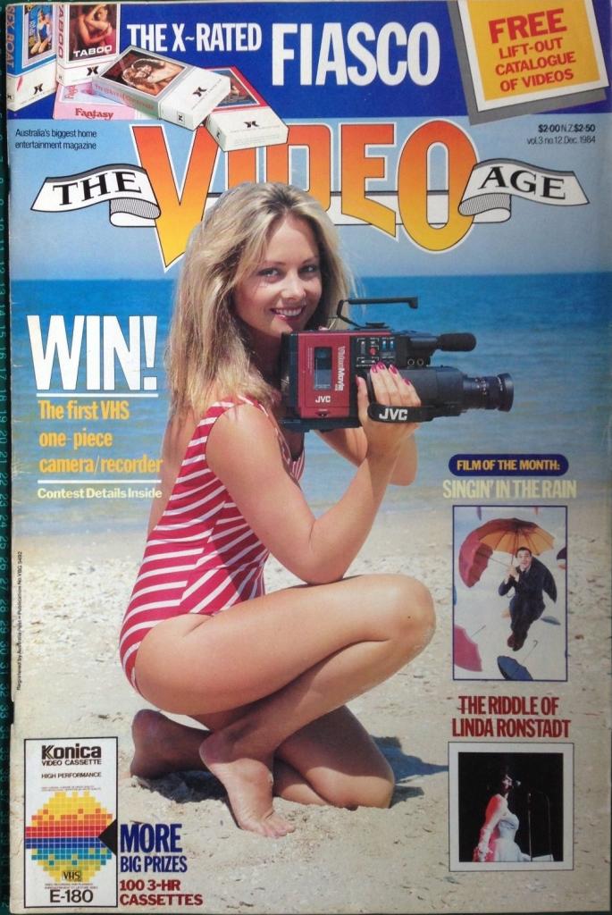 VIDEO AGE | THE magazine side cover December 1984
