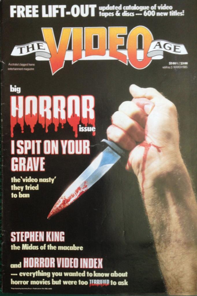 VIDEO AGE | THE magazine side cover March 1985