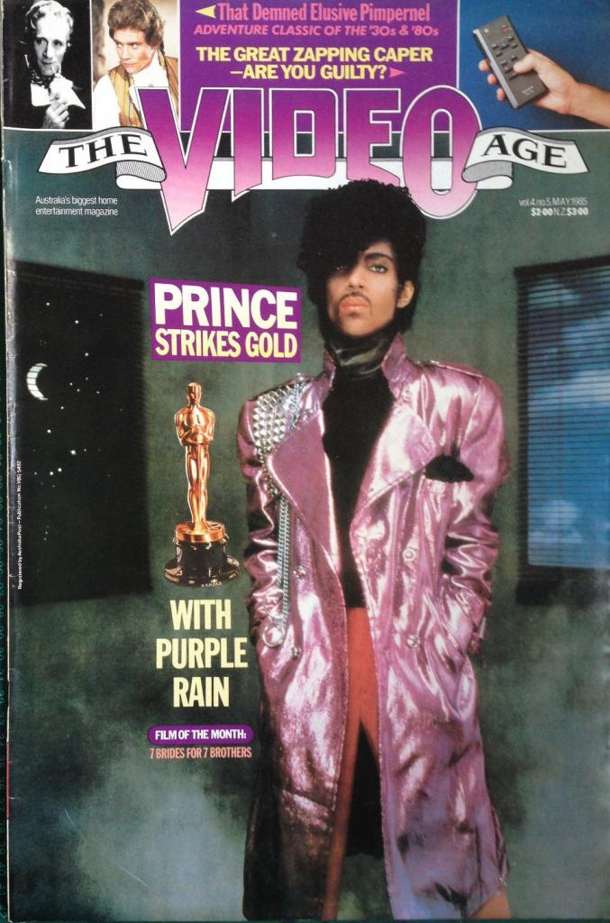VIDEO AGE | THE magazine side cover May 1985