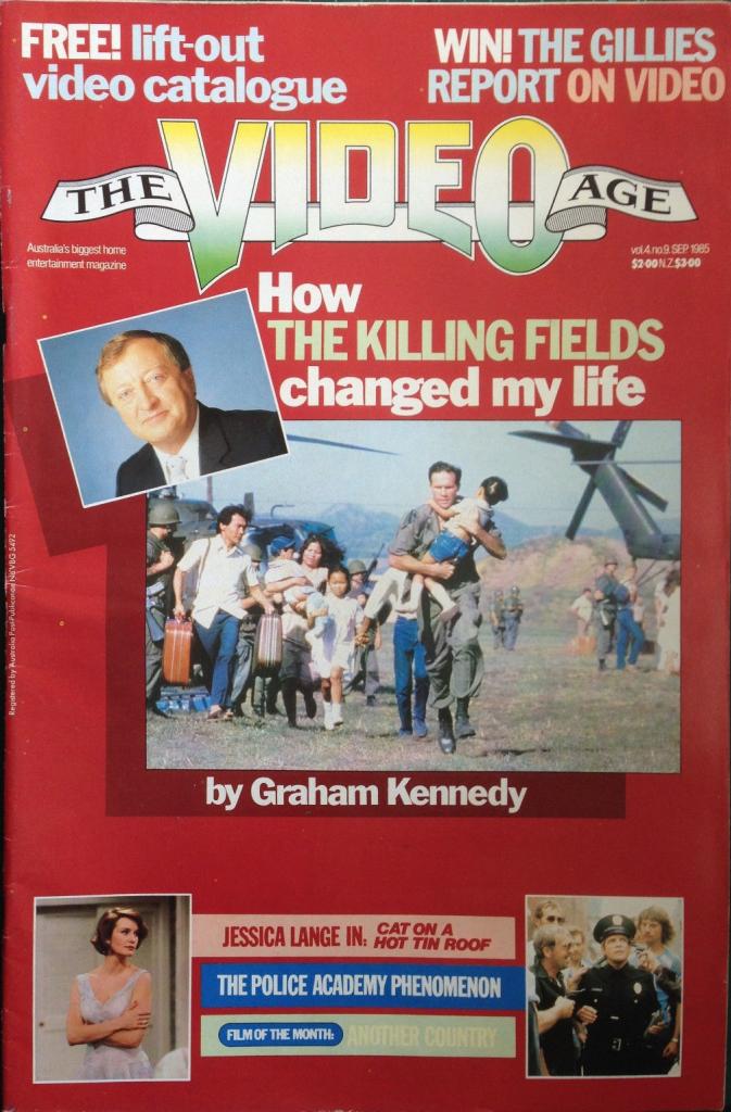 VIDEO AGE | THE magazine side cover September 1985