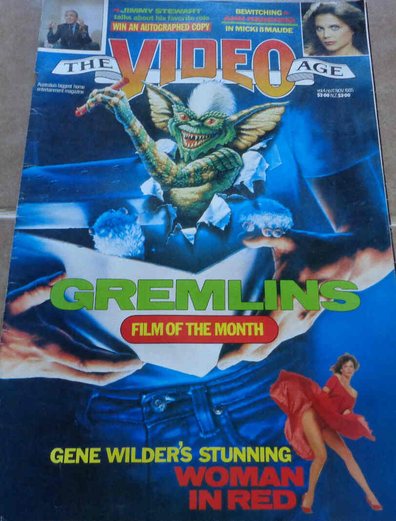 VIDEO AGE | THE magazine side cover November 1985