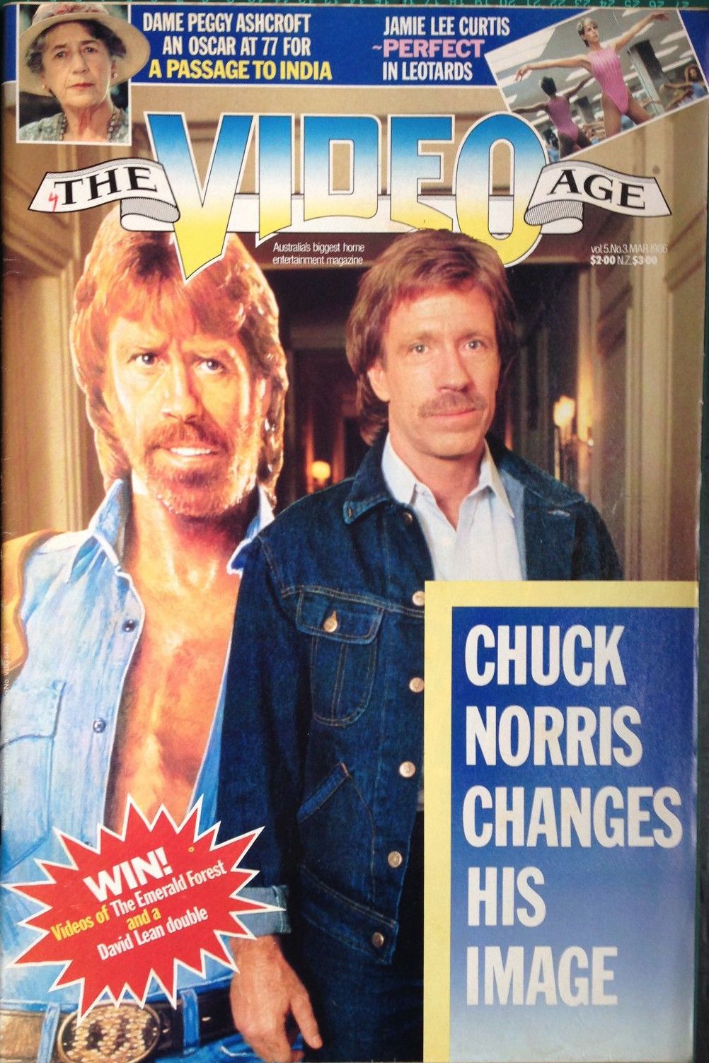 VIDEO AGE | THE magazine side cover March 1986