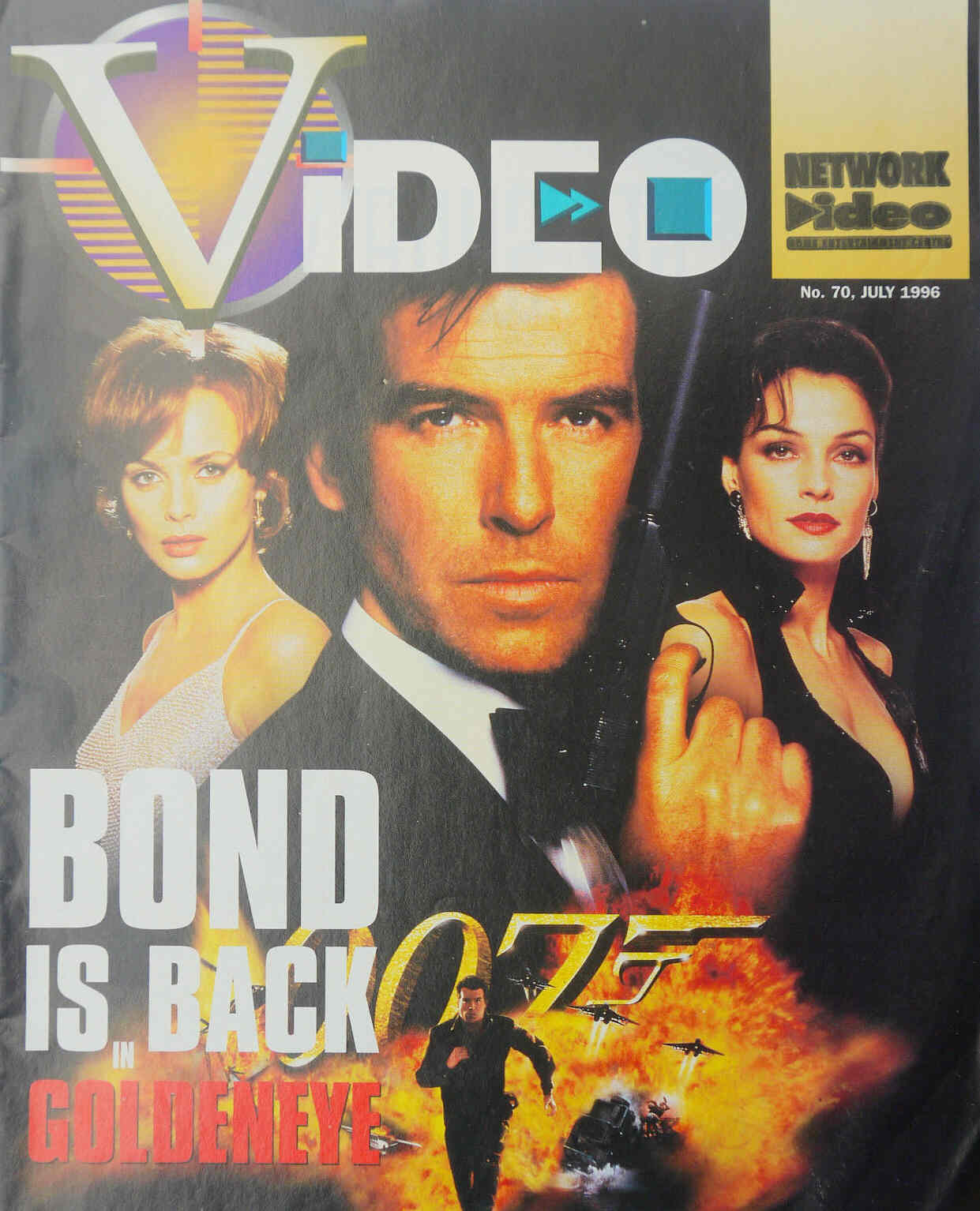 VIDEO (Au) magazine side cover Issue 70 July 1996