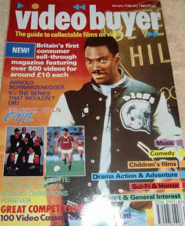 VIDEO BUYER magazine side cover January/February 1990