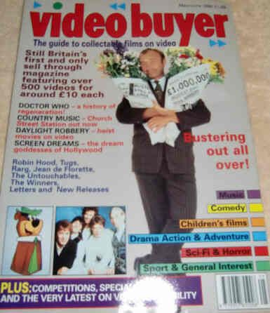 VIDEO BUYER magazine side cover May/June 1990