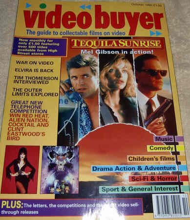 VIDEO BUYER magazine side cover October 1990