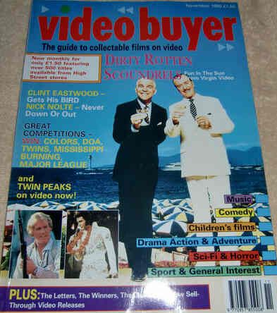 VIDEO BUYER magazine side cover November 1990