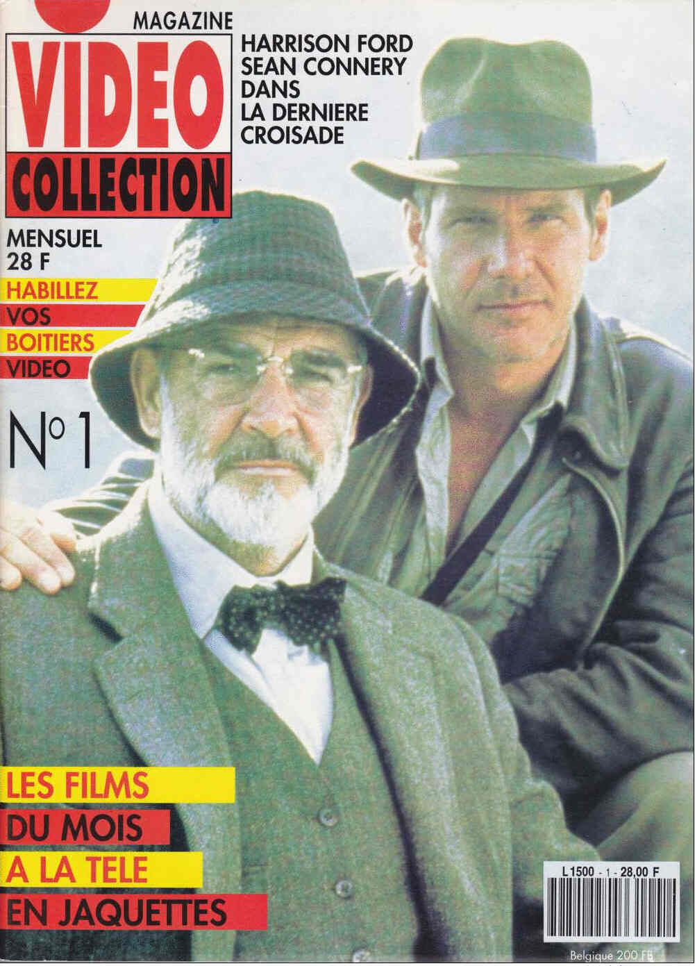 VIDEO COLLECTION magazine side cover Issue 1  1992