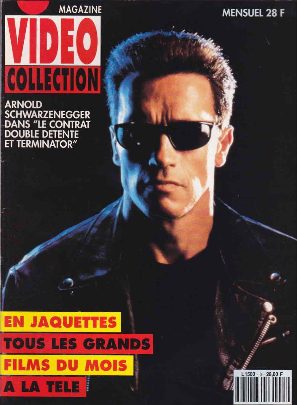 VIDEO COLLECTION magazine side cover Issue 3  1992