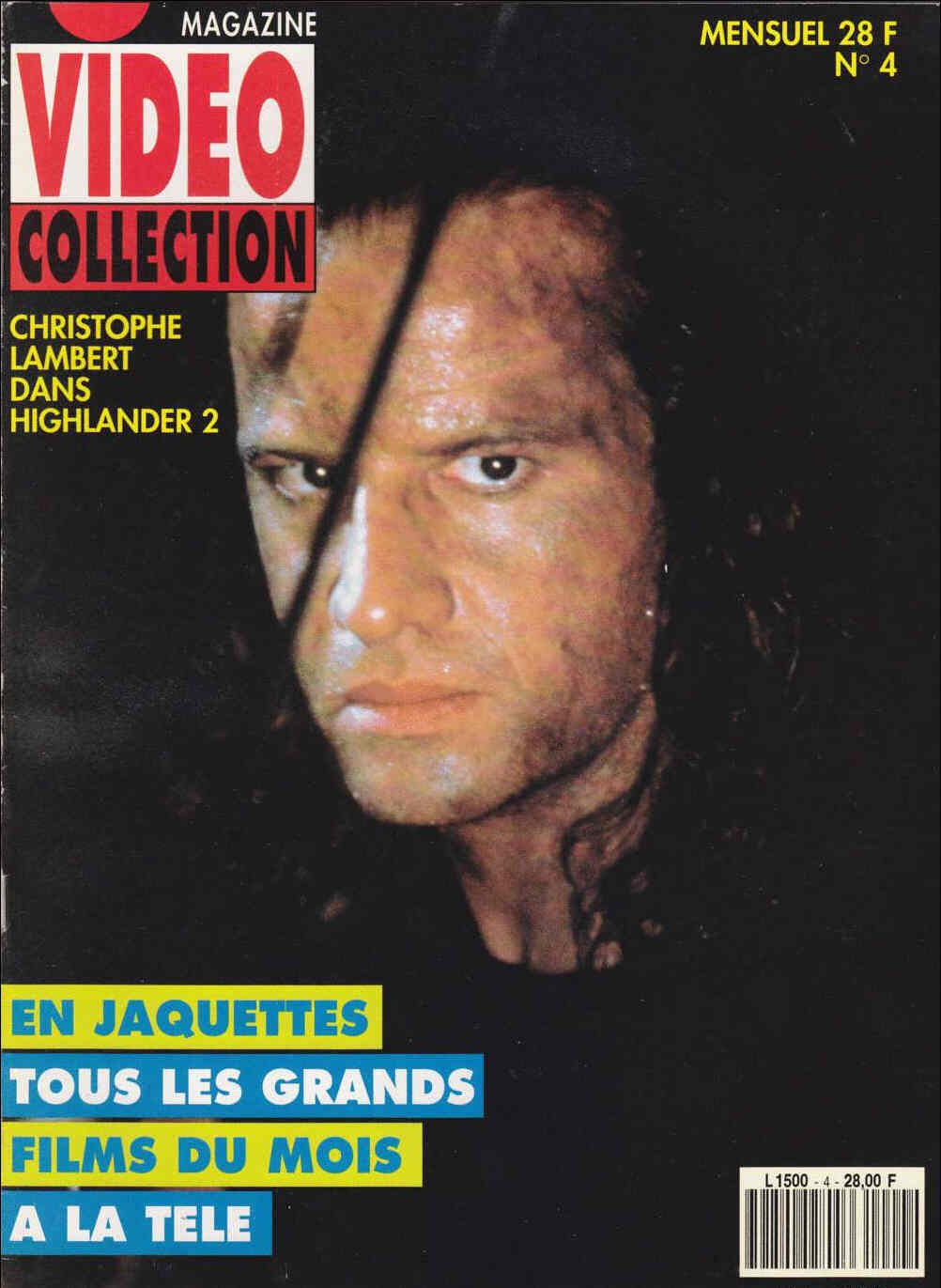 VIDEO COLLECTION magazine side cover Issue 4  1992