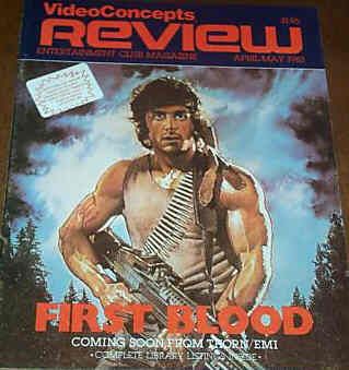 VIDEO CONCEPTS REVIEW magazine side cover April/May 1983