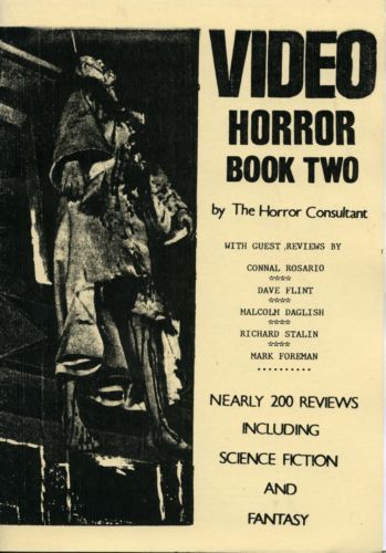 VIDEO HORROR magazine side cover Issue 2  