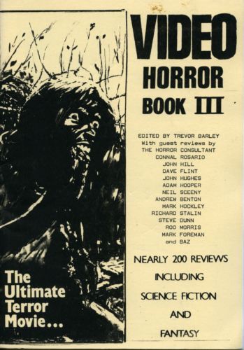 VIDEO HORROR magazine side cover Issue 3  
