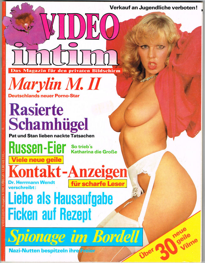 VIDEO INTIM magazine side cover Issue 6  