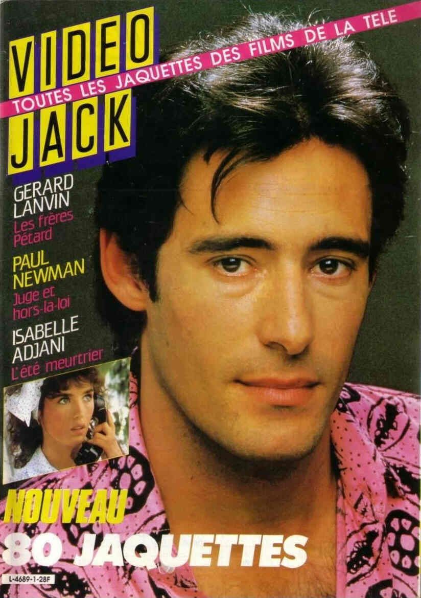 VIDEO JACK magazine side cover Issue 1  1987