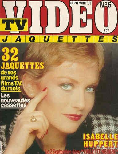 TV VIDEO JAQUETTES magazine side cover Issue 5 September 1982