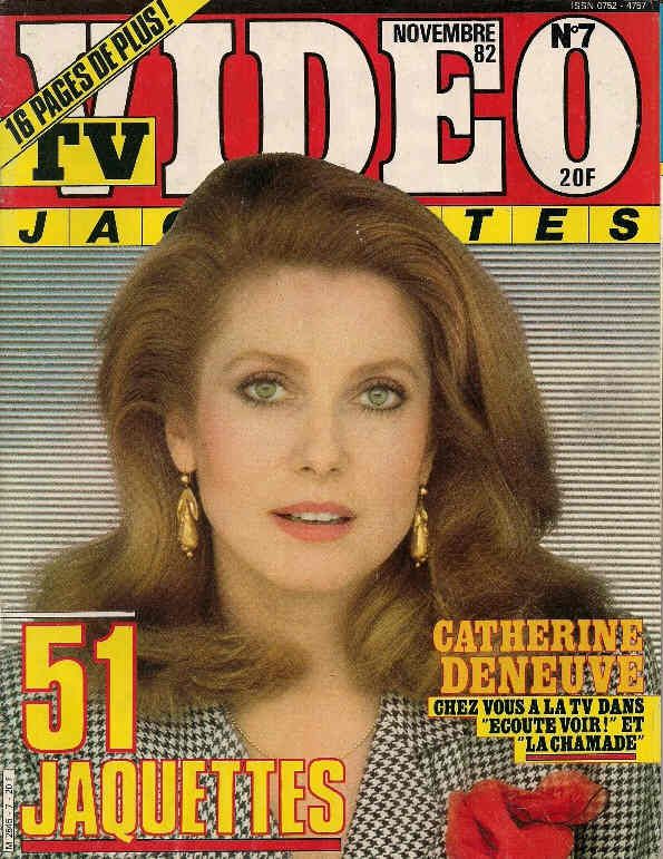 TV VIDEO JAQUETTES magazine side cover Issue 7 November 1982