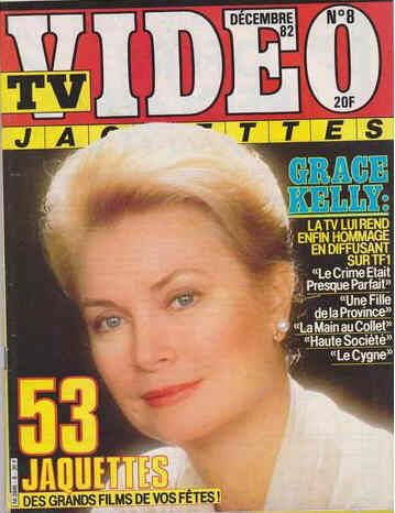 TV VIDEO JAQUETTES magazine side cover Issue 8 December 1982