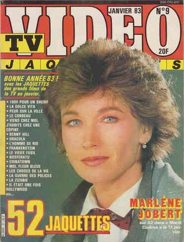 TV VIDEO JAQUETTES magazine side cover Issue 9 January 1983