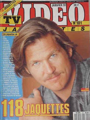 TV VIDEO JAQUETTES magazine side cover Issue 101 January 1991