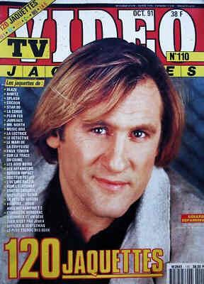 TV VIDEO JAQUETTES magazine side cover Issue 110 October 1991