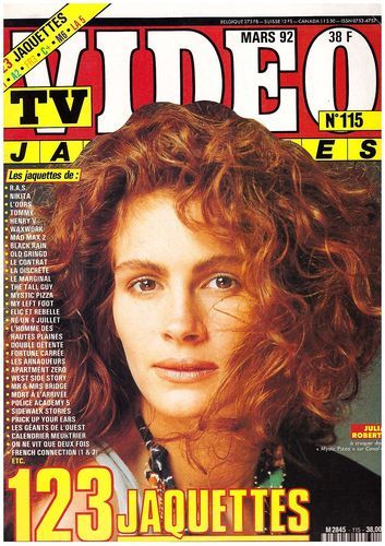 TV VIDEO JAQUETTES magazine side cover Issue 115 March 1992