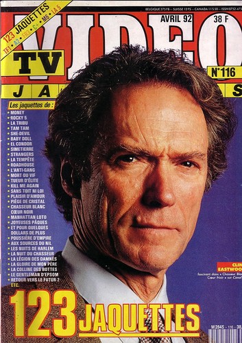 TV VIDEO JAQUETTES magazine side cover Issue 116 April 1992