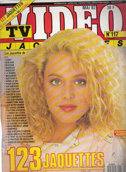 TV VIDEO JAQUETTES magazine side cover Issue 117 May 1992
