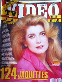 TV VIDEO JAQUETTES magazine side cover Issue 118 June 1992