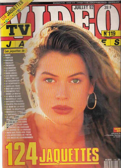 TV VIDEO JAQUETTES magazine side cover Issue 119 July 1992