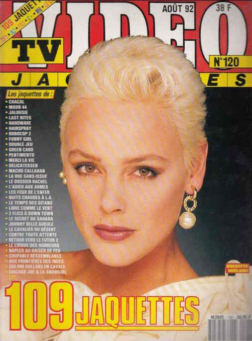 TV VIDEO JAQUETTES magazine side cover Issue 120 August 1992
