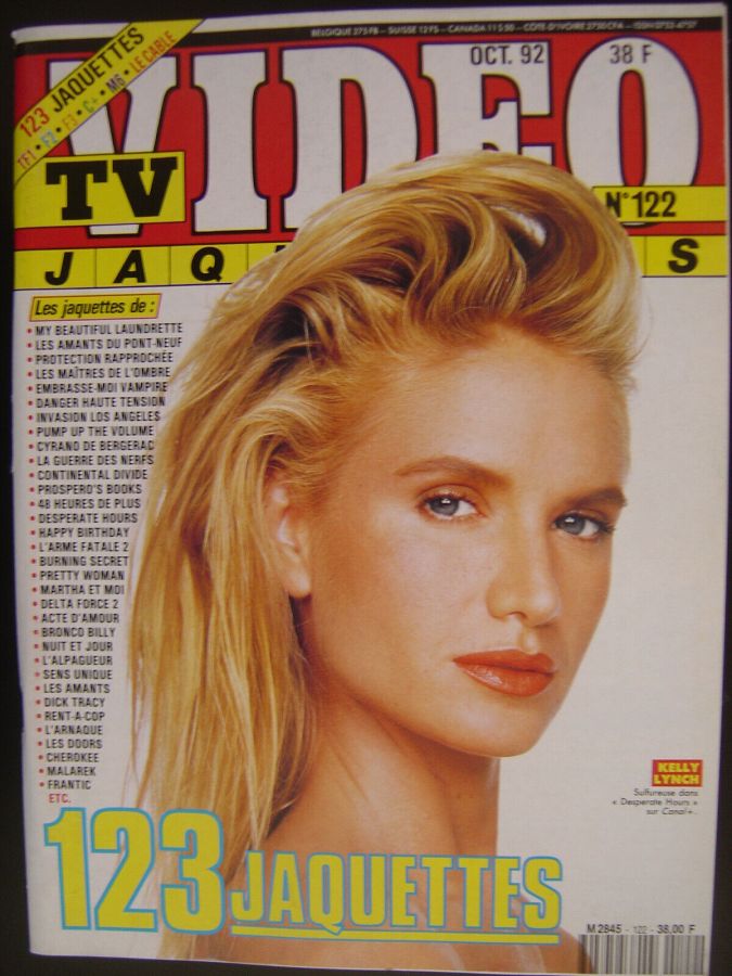TV VIDEO JAQUETTES magazine side cover Issue 122 October 1992