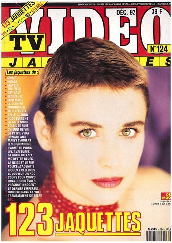 TV VIDEO JAQUETTES magazine side cover Issue 124 December 1992