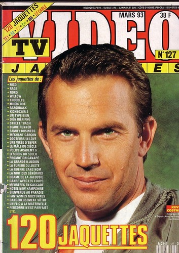 TV VIDEO JAQUETTES magazine side cover Issue 127 March 1993