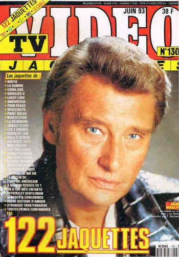 TV VIDEO JAQUETTES magazine side cover Issue 130 June 1993