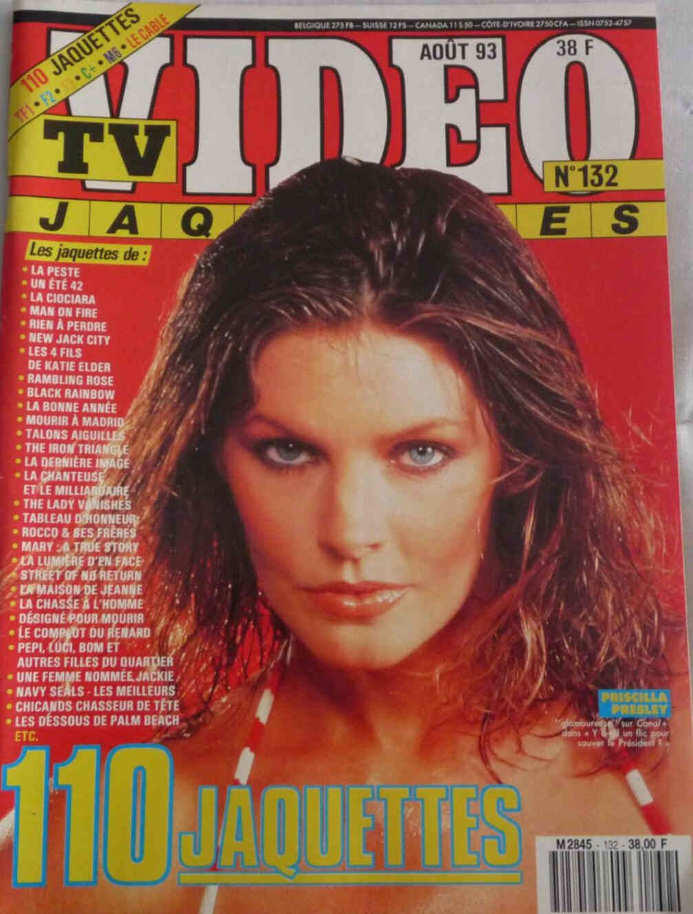 TV VIDEO JAQUETTES magazine side cover Issue 132 August 1993
