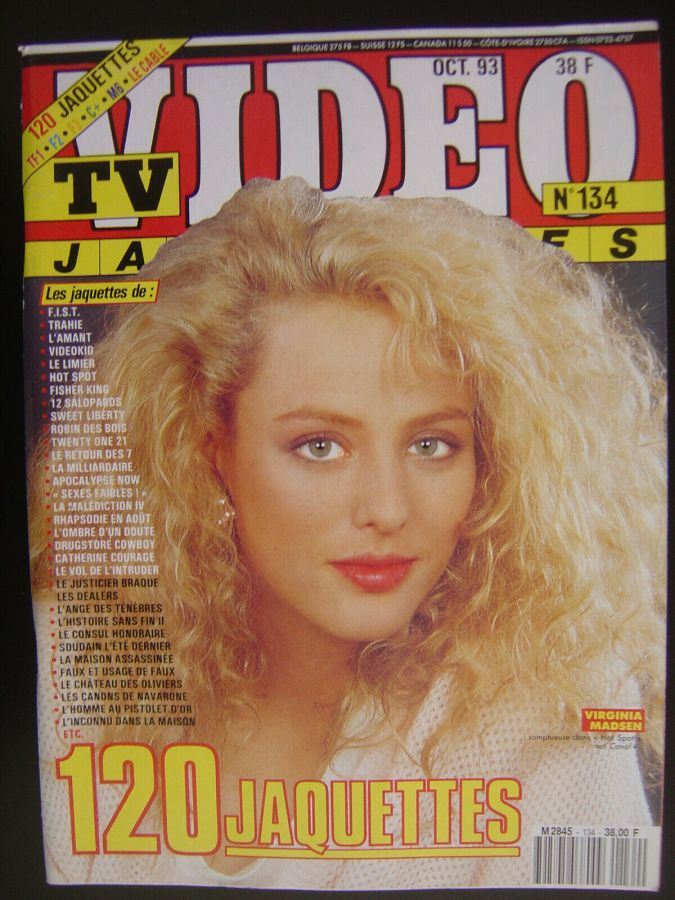 TV VIDEO JAQUETTES magazine side cover Issue 134 October 1993