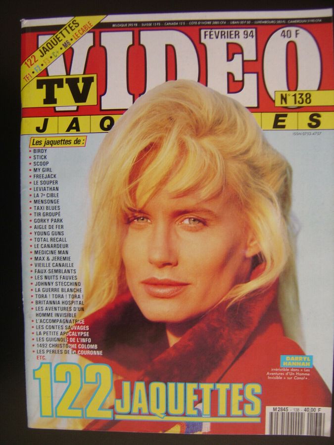 TV VIDEO JAQUETTES magazine side cover Issue 138 February 1994
