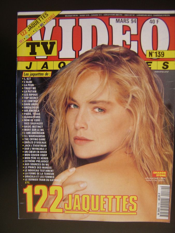 TV VIDEO JAQUETTES magazine side cover Issue 139 March 1994