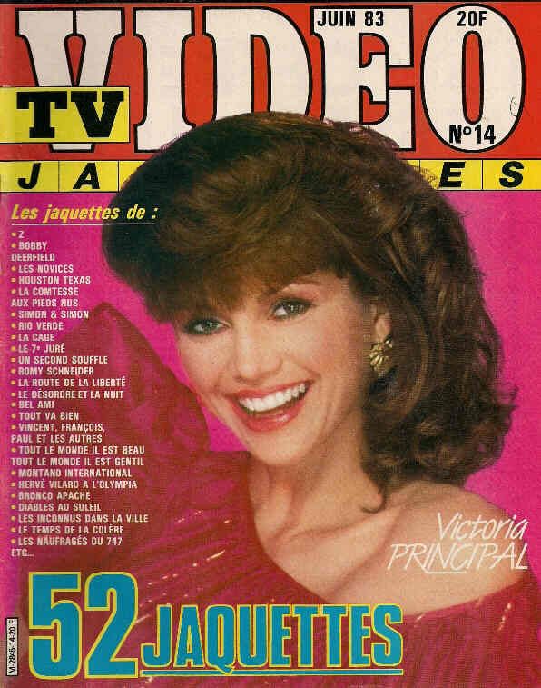 TV VIDEO JAQUETTES magazine side cover Issue 14 June 1983