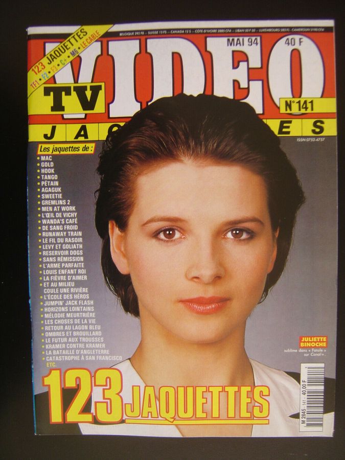 TV VIDEO JAQUETTES magazine side cover Issue 141 May 1994