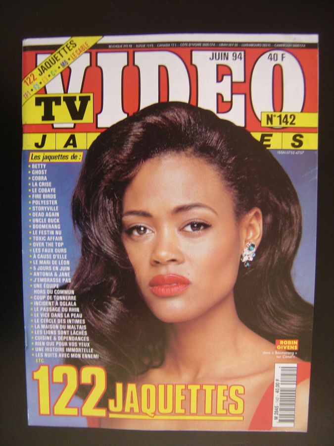 TV VIDEO JAQUETTES magazine side cover Issue 142 June 1994