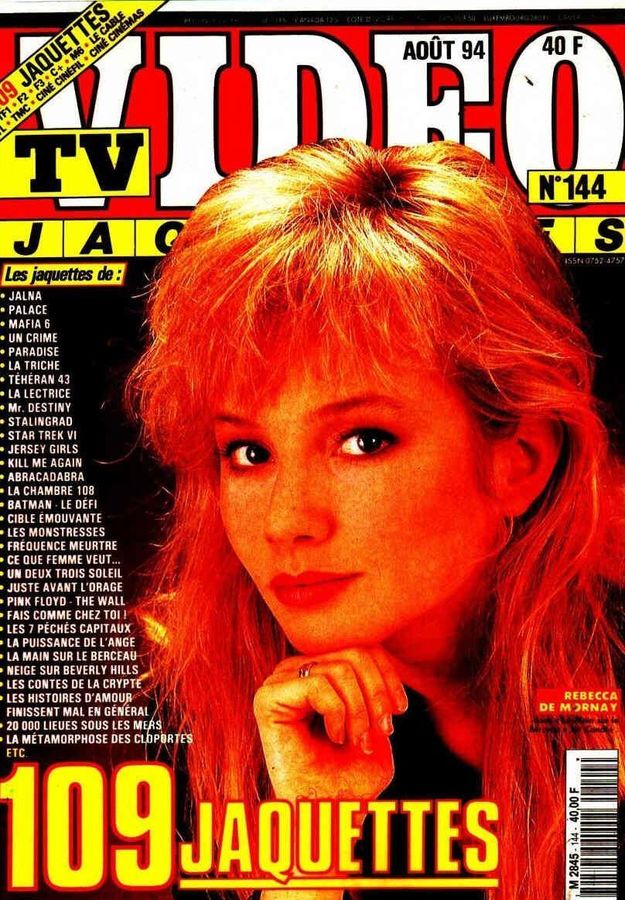 TV VIDEO JAQUETTES magazine side cover Issue 144 August 1994