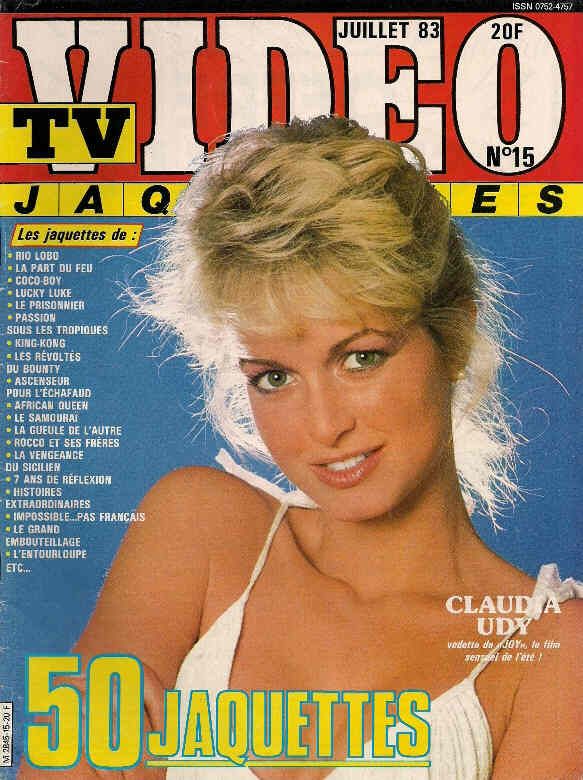 TV VIDEO JAQUETTES magazine side cover Issue 15 July 1983