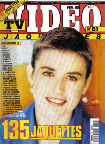 TV VIDEO JAQUETTES magazine side cover Issue 150 February 1995