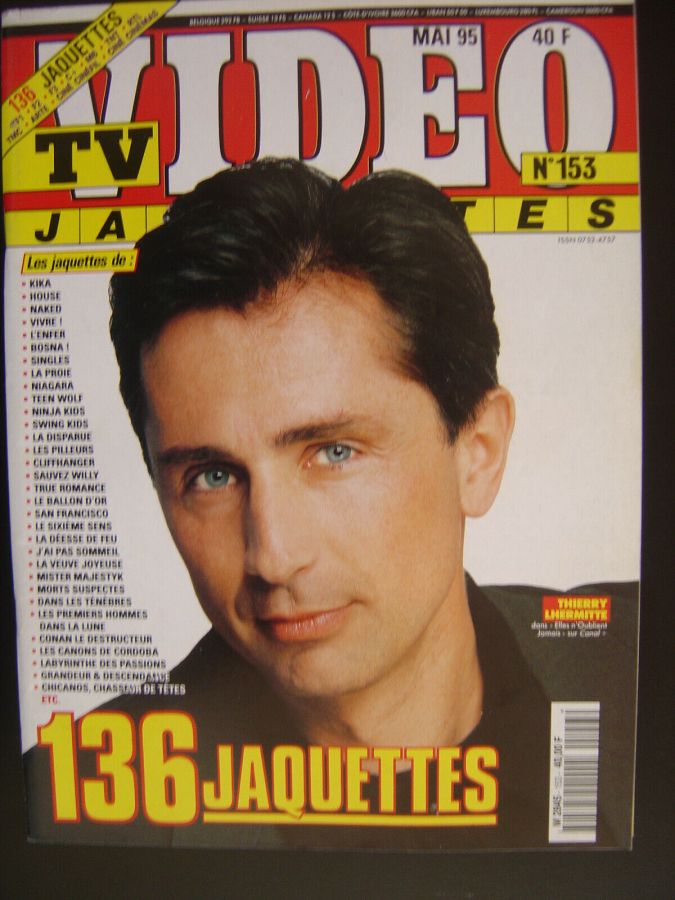 TV VIDEO JAQUETTES magazine side cover Issue 153 May 1995