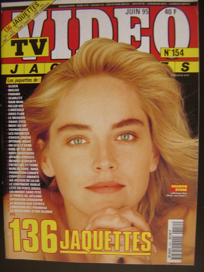 TV VIDEO JAQUETTES magazine side cover Issue 154 June 1995