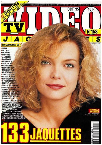 TV VIDEO JAQUETTES magazine side cover Issue 158 October 1995