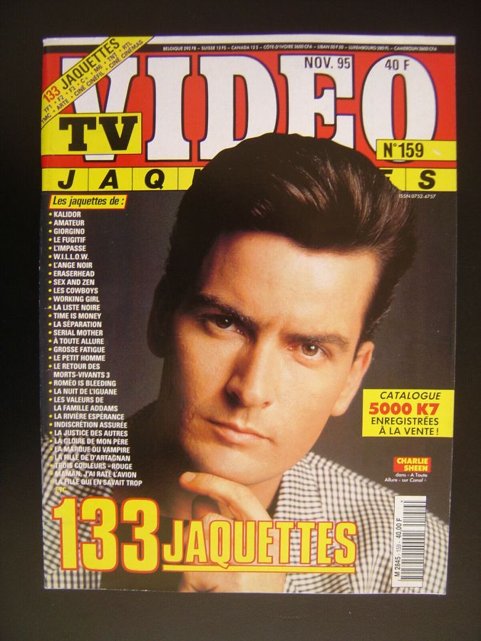 TV VIDEO JAQUETTES magazine side cover Issue 159 November 1995