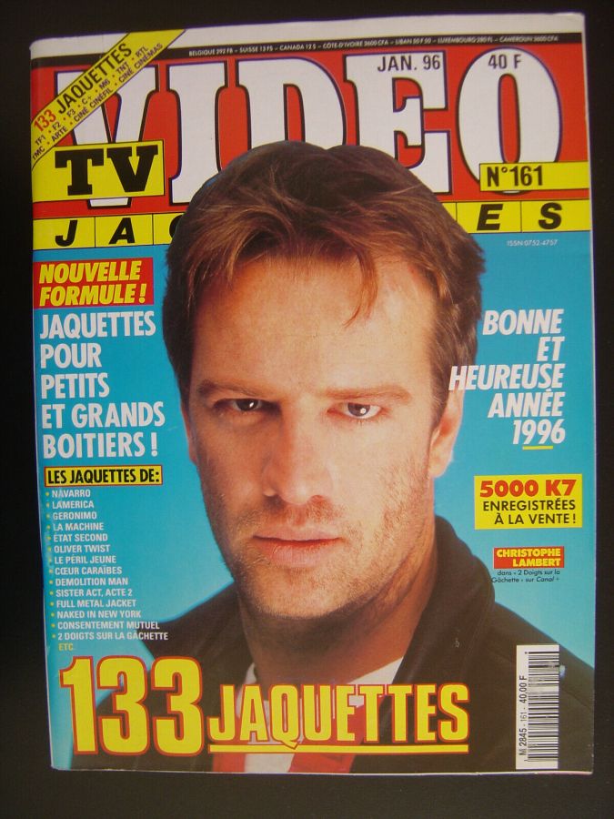 TV VIDEO JAQUETTES magazine side cover Issue 161 January 1996